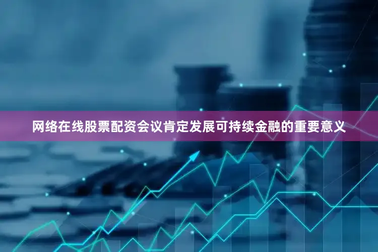 网络在线股票配资会议肯定发展可持续金融的重要意义